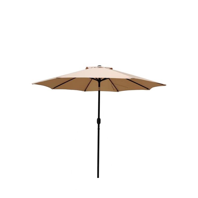 Caribbean Tropics 9' steel market umbrella