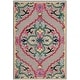 preview thumbnail 48 of 80, SAFAVIEH Handmade Bellagio Junie Medallion Wool Rug 2' x 3' - Dark Grey/Multi - Rectangle