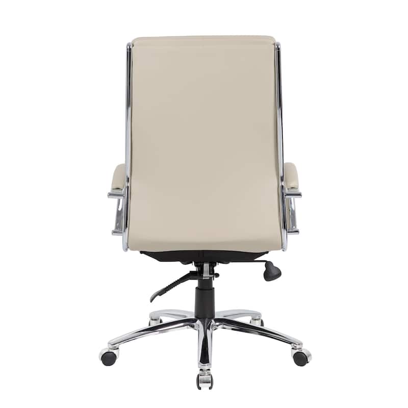 Boss CaressoftPlus Chrome Finish Executive Chair