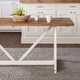 preview thumbnail 15 of 21, Middlebrook Solid Wood 72-inch Farmhouse Trestle Dining Table