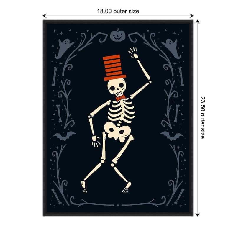 Amanti Art Skeleton Crew II Framed Canvas Wall Art
