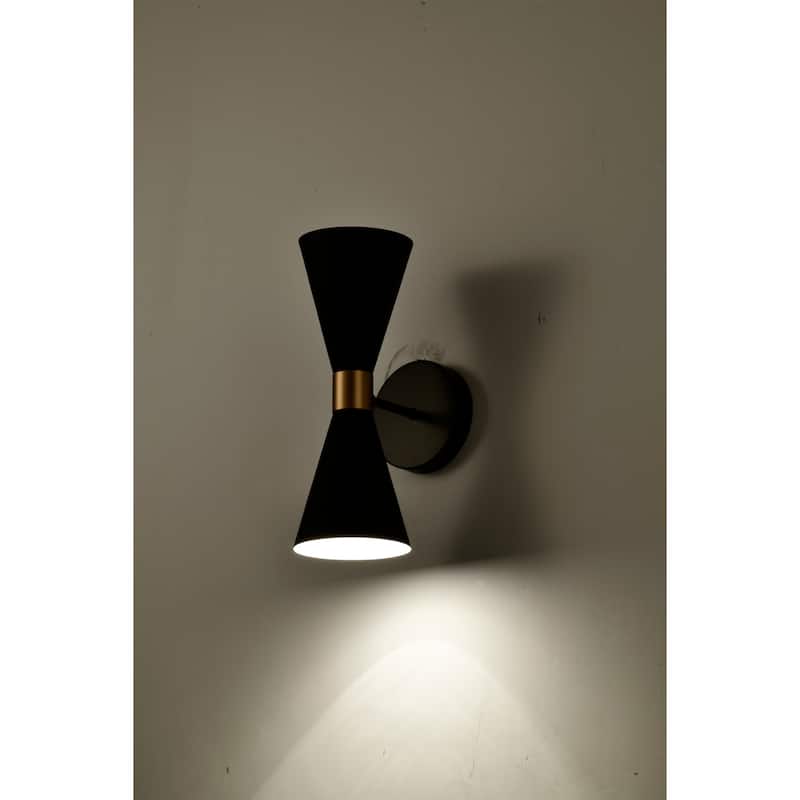 Smithy 7 Inch Matte Black Adjustable Arm Wall Sconces (Color Optional) - N/A