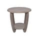 preview thumbnail 3 of 10, COZAYH Rustic Farmhouse End Table with Storage Shelf