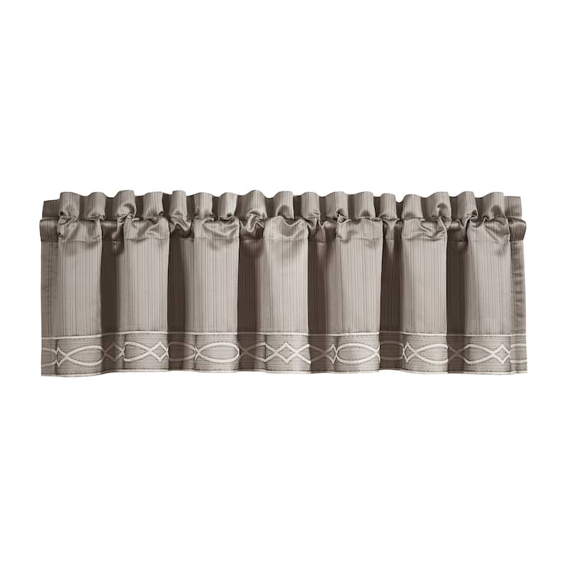 J. Queen New York Deco Window Straight Valance