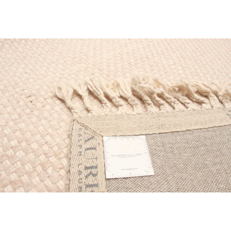 ECARPETGALLERY Hand Tufted Sienna Pink Wool Rug - 4'11 x 7'11