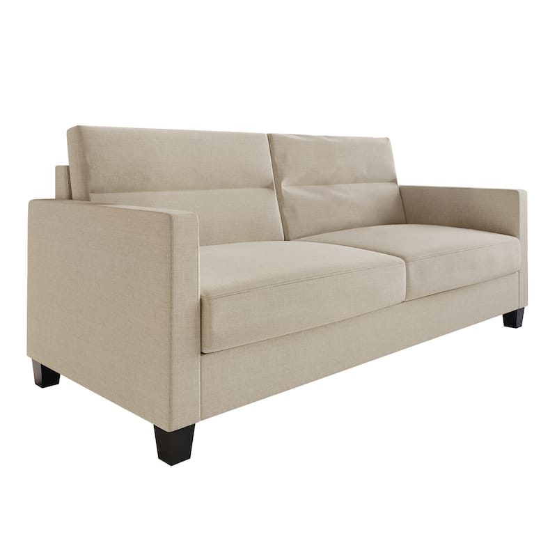 CraftPorch Clean and Minimalist Linen Upholstered Sofa