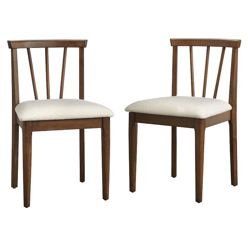 Lifestorey Rochester Solid Wood Dining Chair (Set of 2)