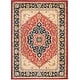 preview thumbnail 36 of 41, SAFAVIEH Austin Amie Traditional Oriental Rug 4' x 5'7" - Red/Navy - Rectangle