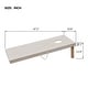 preview thumbnail 9 of 7, 4 x 2'', Portable Outdoor Yard Cornhole Game with 2 Wooden Cornhole Boards, 8 Corn Hole Toss Bags & Bean Bags (Set of 2)