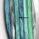 preview thumbnail 3 of 6, Designart 'Painted Wooden Planks' Oversized Modern Wall CLock