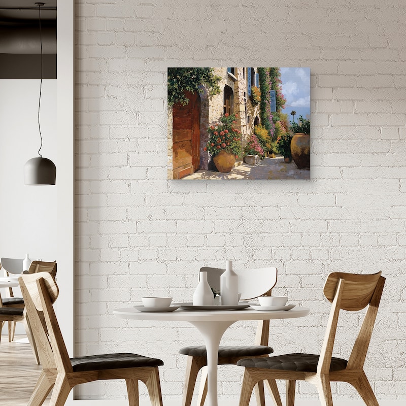 La Bella Strada by Guido Borelli Canvas Art Print