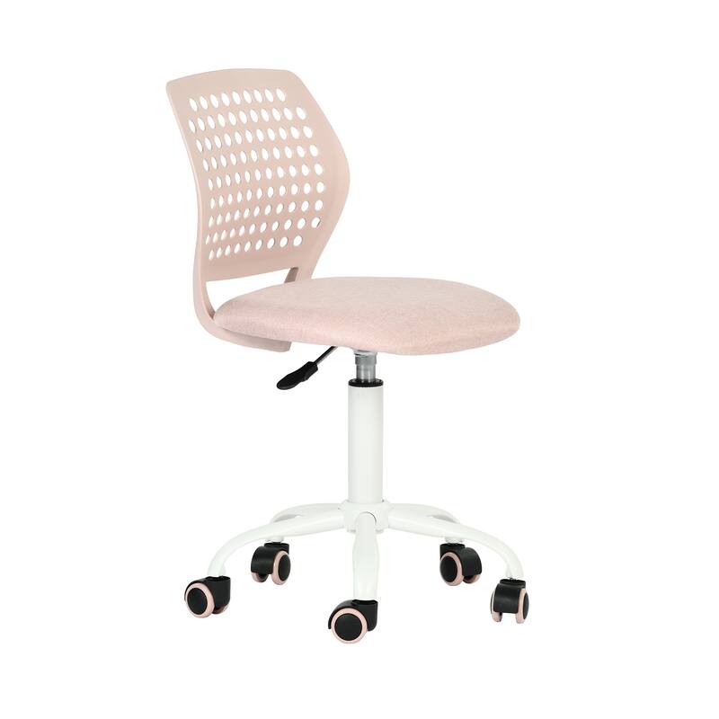Homy Casa Adjustable Swivel Office Chair Wheels, Modern Study Chair