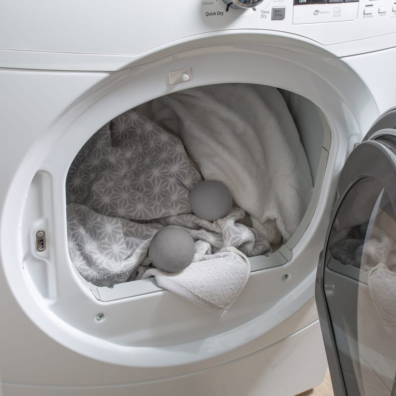 Laundry 360 2 Pack Dryer Balls in Grey - 3" x 3"