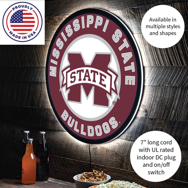 Mississippi State University LED Lighted Sign