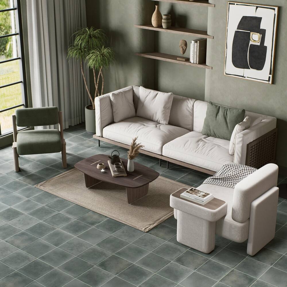 Merola Tile Kings Barna Sarria 17-5/8" x 17-5/8" Ceramic Floor and Wall Tile