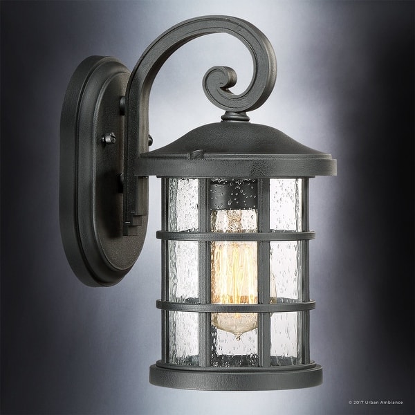 Luxury Craftsman Outdoor Wall Light 11 H X 6 W With Luxury Craftsman Outdoor Wall Light 11 H X 6 W With