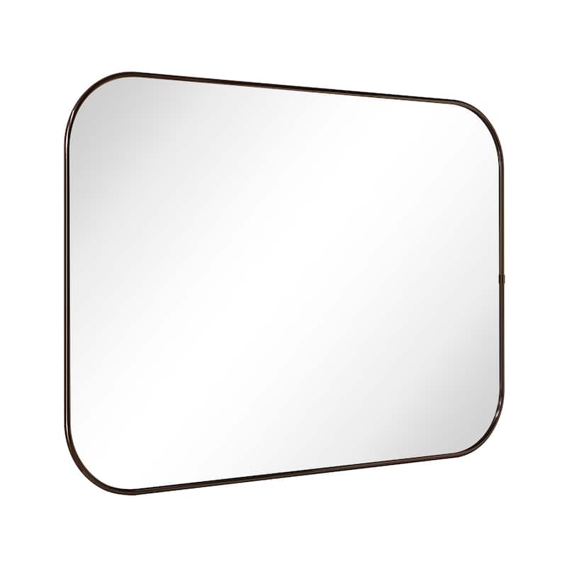 TEHOME Lucia Contemporary Rounded Rectangle Bathroom Vanity Mirror