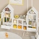 preview thumbnail 26 of 56, MVersatile Kids Bookshelf House Shape Toy Organizer for Bedroom Playroom