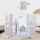 preview thumbnail 1 of 10, Crib Bedding Set for Girls Boys, 3 Piece Soft Baby Bedding Set Including Quilt, Fitted Crib Sheet and Crib Skirt Elephant
