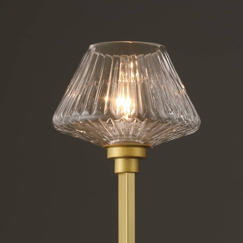 Vincenzina 2-light Modern Gold Sconce Dimmable Wall Torchiere with UL