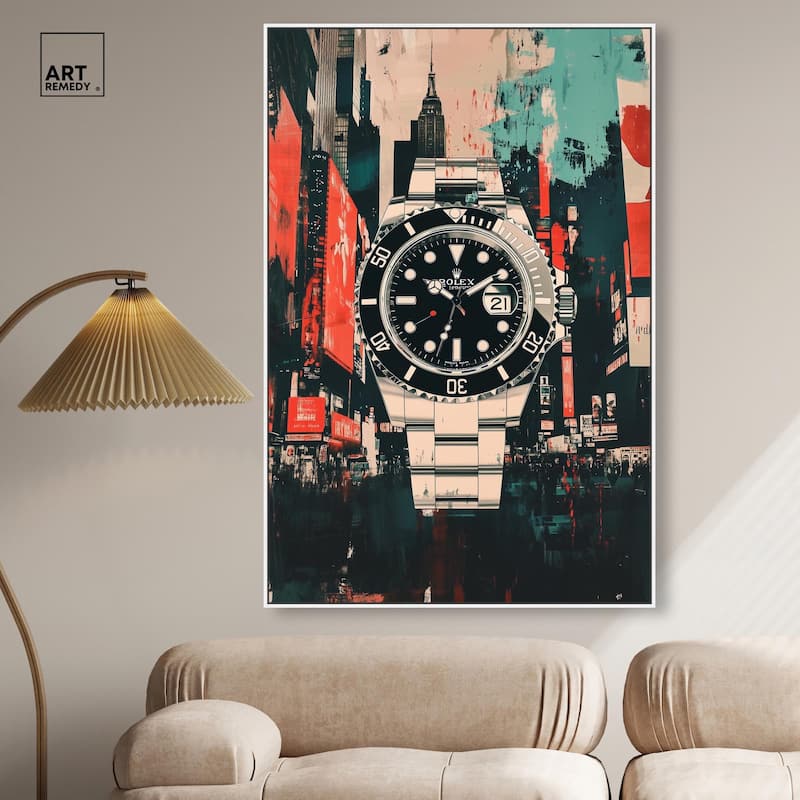 Cityscape Watch Canvas by Art Remedy