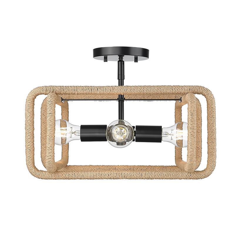 Camden 15.75" Wide 4-Light Semi-Flush