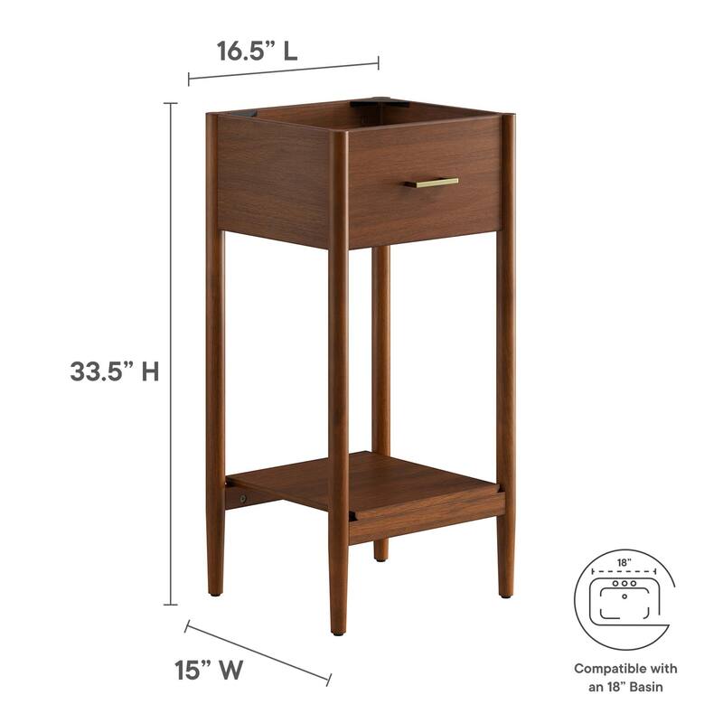 Zaire 18"/24"/30"/36"/48" Bathroom Vanity Cabinet (Sink Basin Not Included)