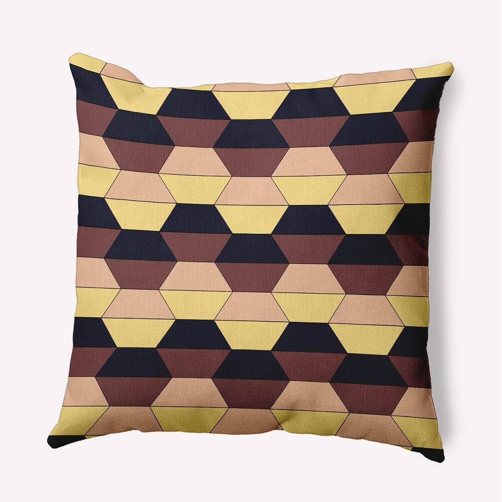 Hex Pattern Decorative Throw Pillow