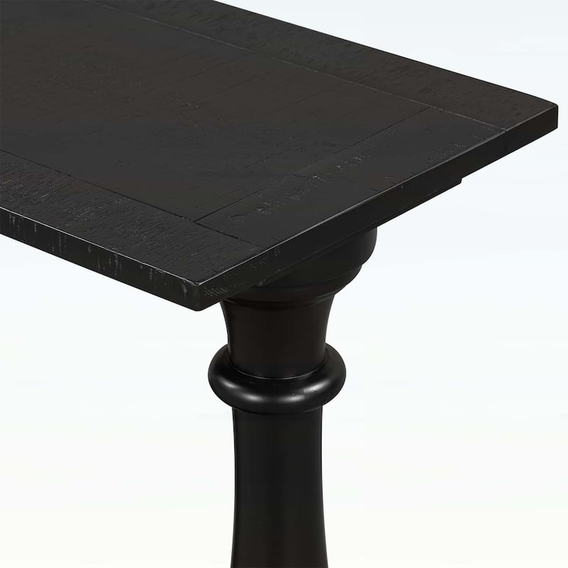 Vintage Console Table with Elegance Vase-Leg Design