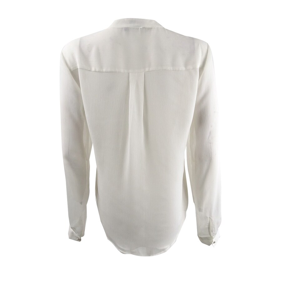 tommy hilfiger tie neck blouse