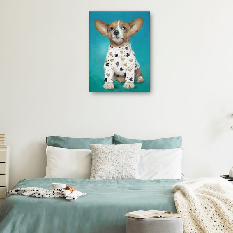 PJ Pups IV By Studio Arts Canvas Art Print