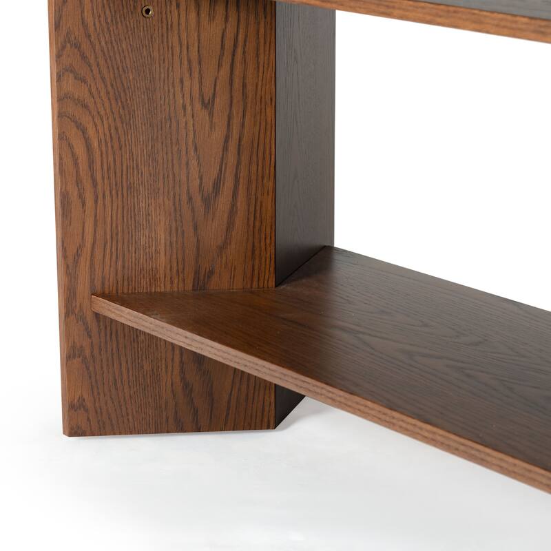 SAFAVIEH Couture Norrington Wood 5 Shelf Bookshelf - 38"W x 15"D x 76"H