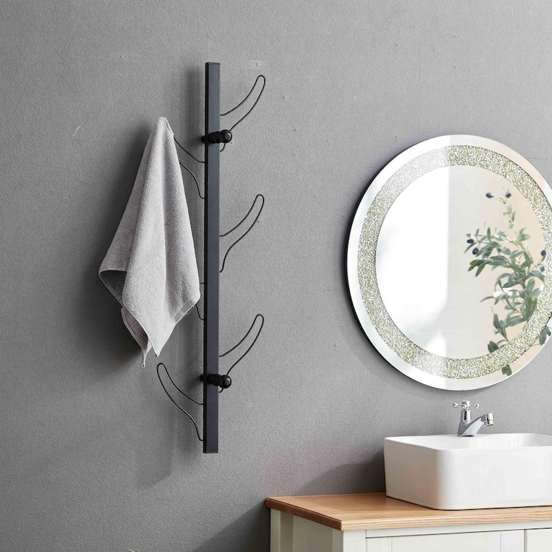 Coat & Hat Rack with Metal Frame