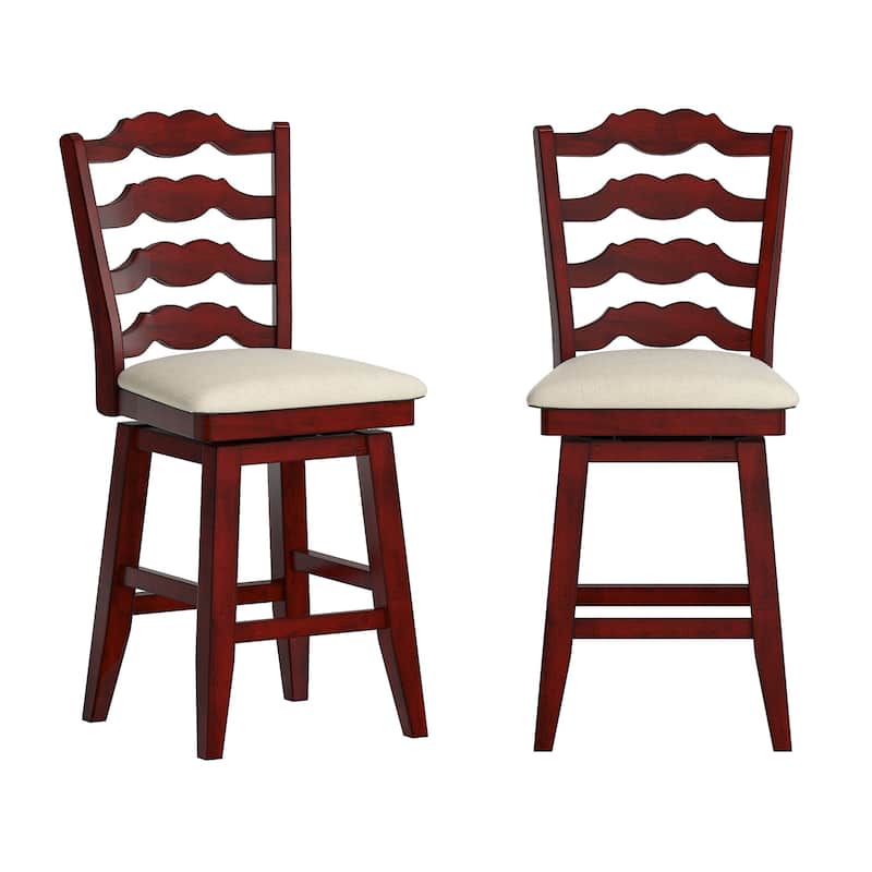 Ronda French Ladder Back Swivel Stool