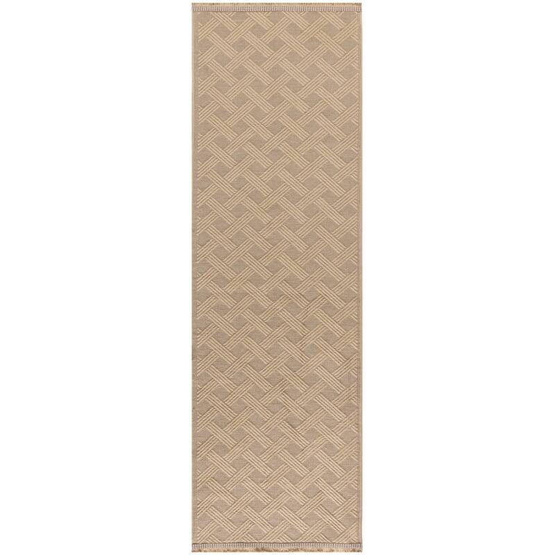 Nourison Washable Indoor Geometric Jute Area Rug - 2' x 6' - Natural - Runner