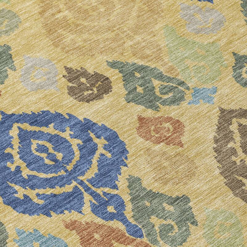 Machine Washable Indoor/ Outdoor Casual Zona Chantille Rug