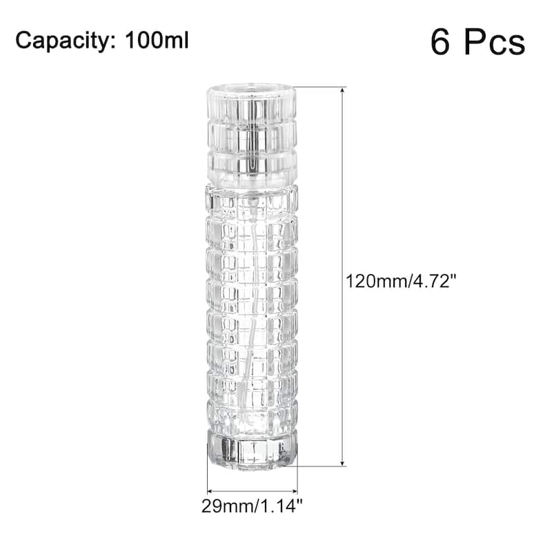 Cocktail Sprayer, 100ml Stainless Steel Martini Vermouth Spray, Silver - Silver Tone - 6pcs