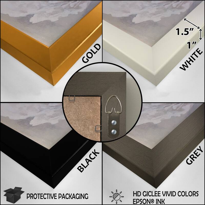 Designart "Orange Daisy Flower On Abstract Fusion II" Floral