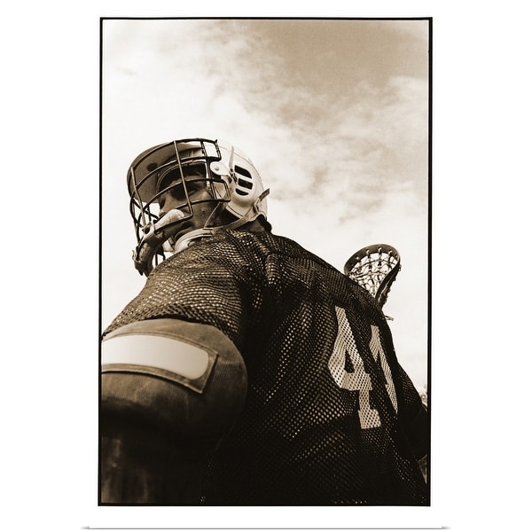 "Lacrosse Athlete" Poster Print