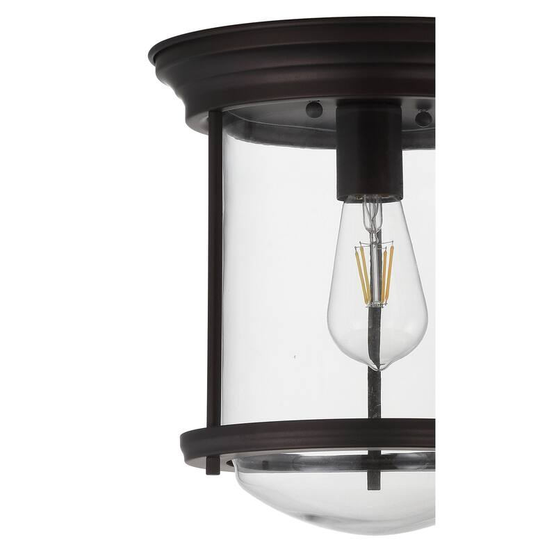 Orbe 10.25" Metal/Glass LED Flush Mount, by JONATHAN Y