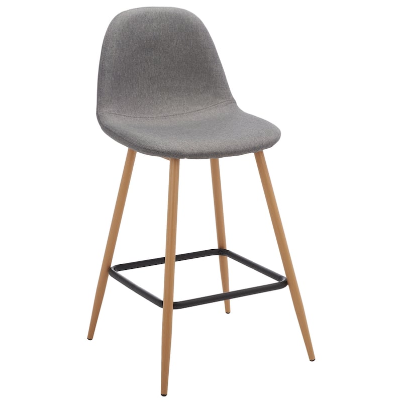 SAFAVIEH Almedia Modern 23-inch Counter Stool - 19.3" W x 16.5" L x 23" H - 19Wx17Dx35H