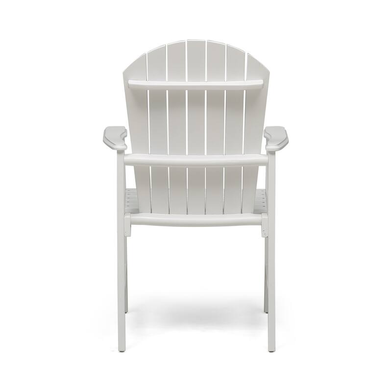 Acacia Wood Outdoor Patio Dining Chairs Set of 2, Rustic Garden Dining Chairs Farmhouse Adirondack Patio Chairs for Backyard