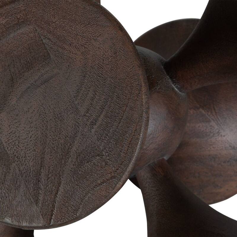 Uttermost Balanced Harmony Dark Wooden Sculptures Set/2