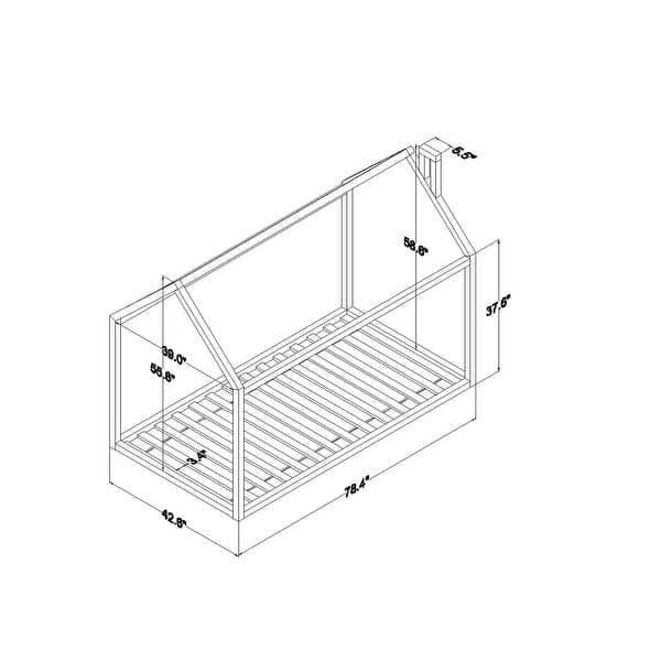 dimension image slide 0 of 3, Custom Kids Furniture Natural Wood Montessori House Floor Bed
