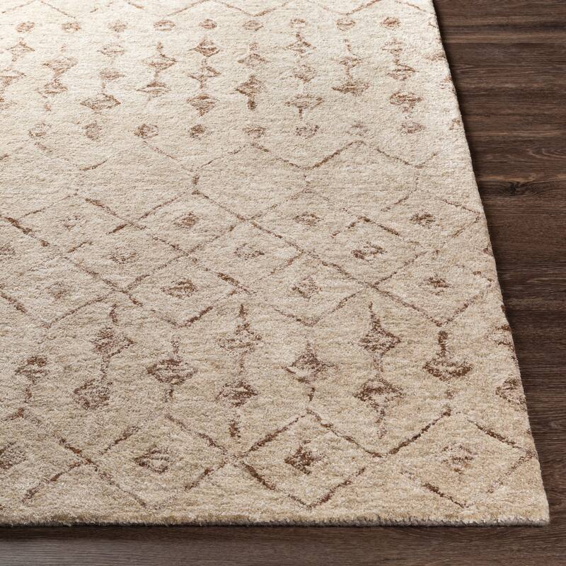 Dathan Handmade Bohemian Geometric Area Rug