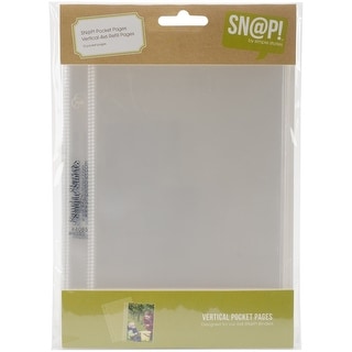 10-Pack Insta Pocket Pages for 6 by 8-Inch Binders with 2 by 2-Inch Pockets Simple Stories Snatp