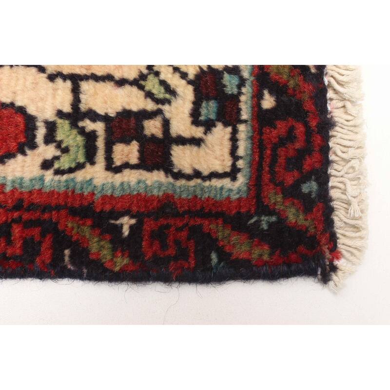 ECARPETGALLERY Hand-knotted Andelz Red Wool Rug - 2'1 x 9'1