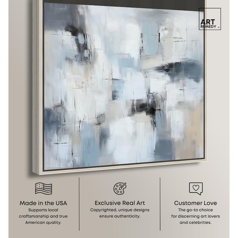 Blue Yonder Canvas by Art Remedy