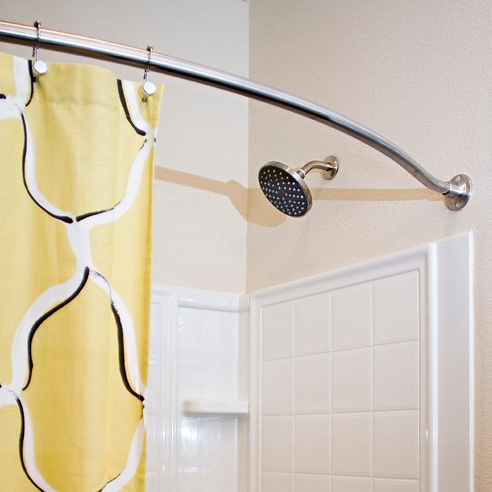 Curved Shower Curtain Rod Brushed – iDesign