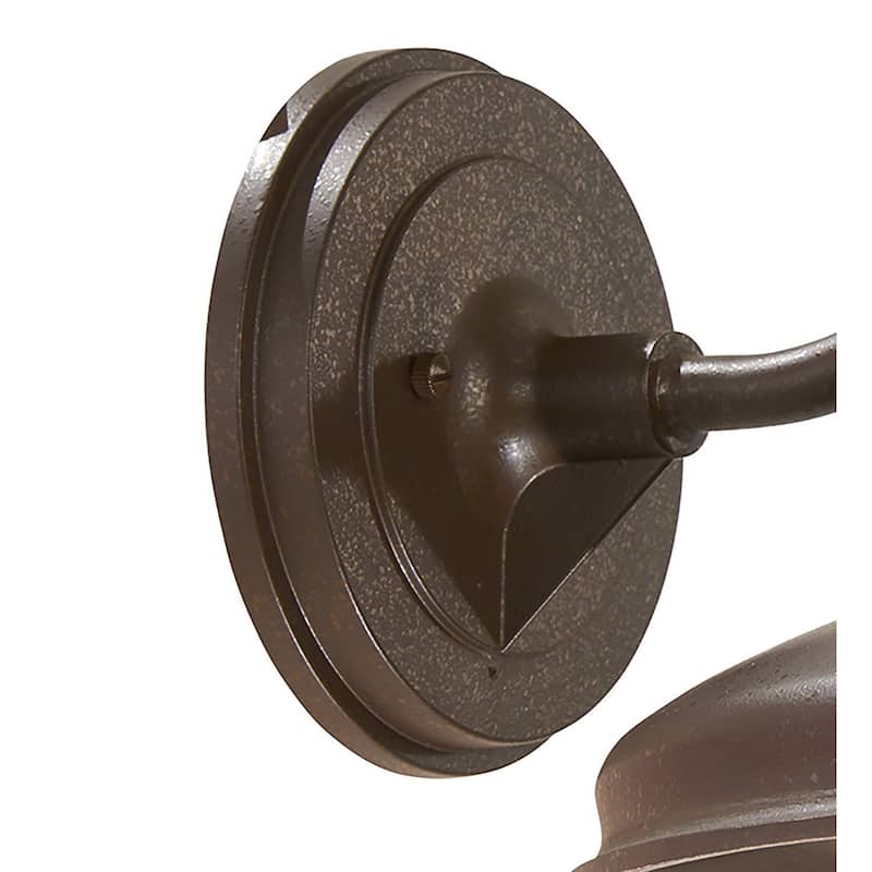 The Great Outdoors Harbison LED Single Light 10-1/4" Tall Outdoor Wall